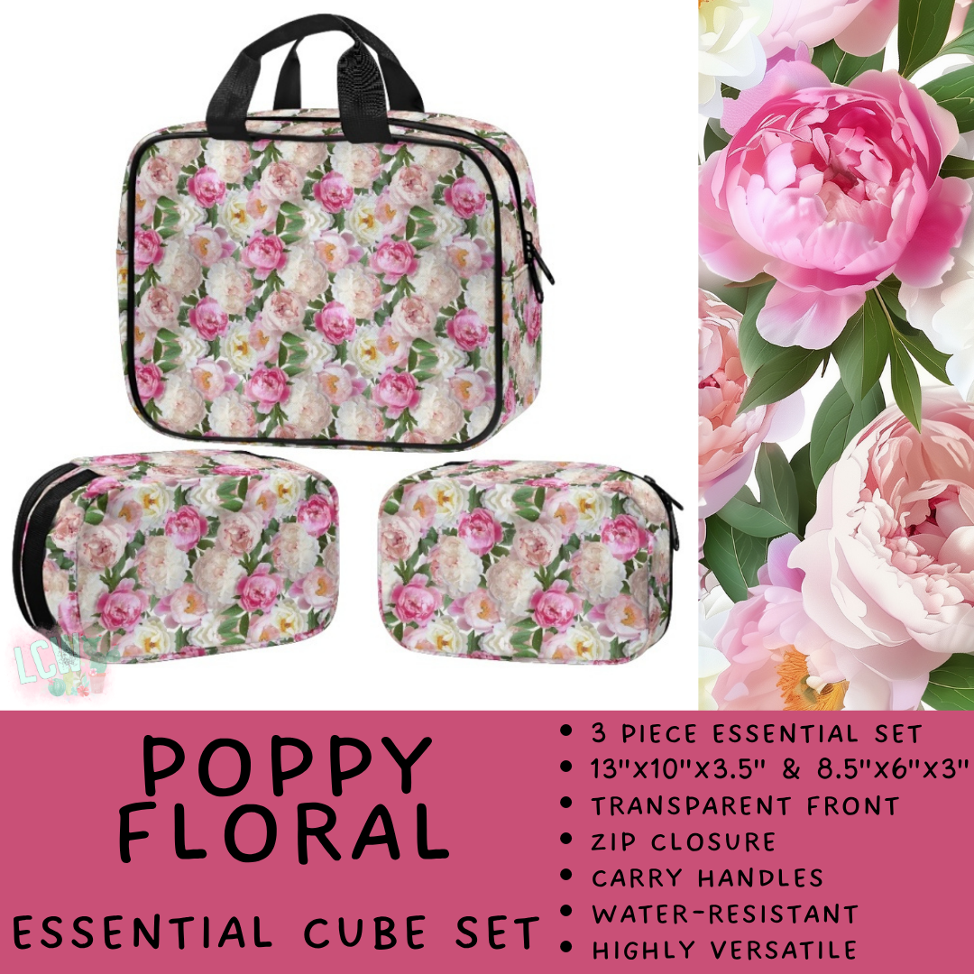 Batch #539 - Essential Cube Sets 3 - Closes 6/5 - ETA early August - Poppy Floral Essential Cube Set