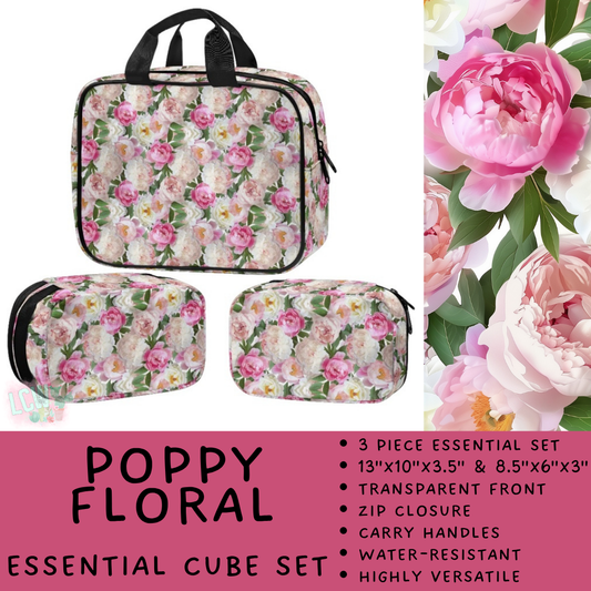 Batch #539 - Essential Cube Sets 3 - Closes 6/5 - ETA early August - Poppy Floral Essential Cube Set