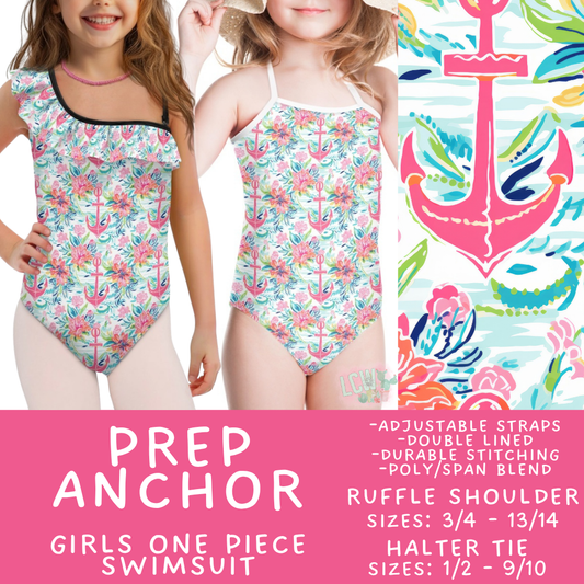 Batch #543 - Pool Party 2 - Closes 6/15 - ETA early/mid August - Prep Anchor Girl's Swimsuit