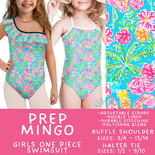 Batch #543 - Pool Party 2 - Closes 6/15 - ETA early/mid August - Prep Mingo Girl's Swimsuit