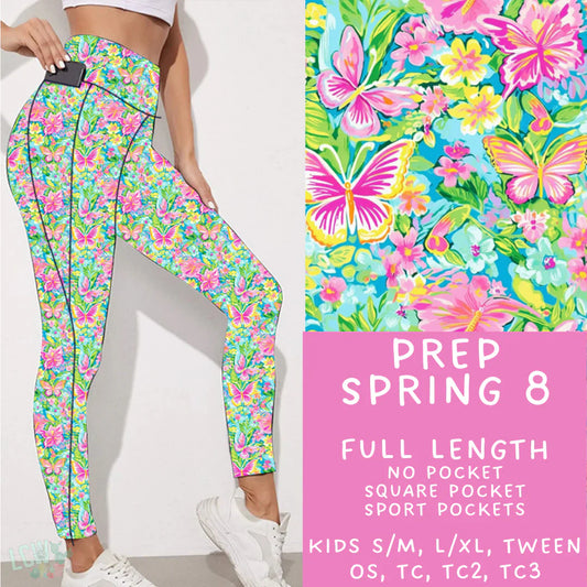 Ready To Ship - Preppy Spring 8 Lggings