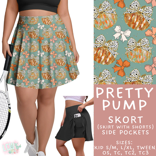 Batch #403 - Hello Fall 2 - Closes 8/28 - ETA mid October - Pretty Pump Skort