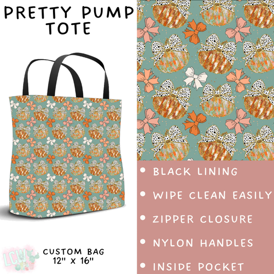 Batch #403 - Hello Fall 2 - Closes 8/28 - ETA mid October - Pretty Pump Tote