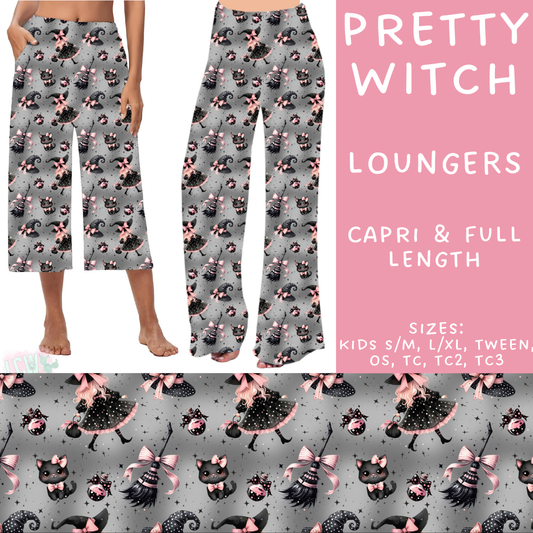 Ready To Ship - Pretty Witch Full Length Loungers - TC2