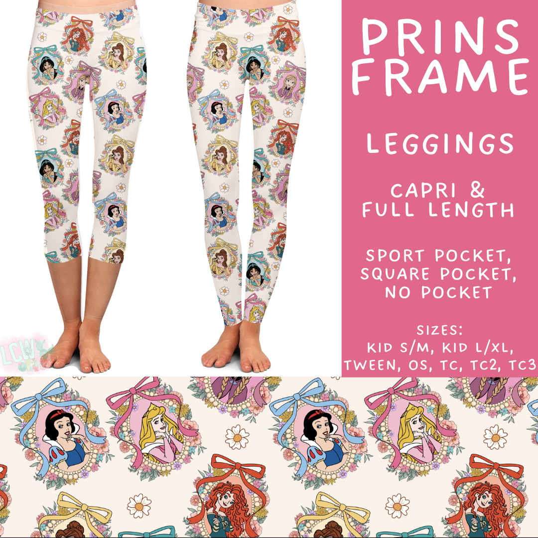 Batch #536 - Frames Collection - Closes 5/29 - ETA late July - Prins Frame Full and Capri Length Leggings