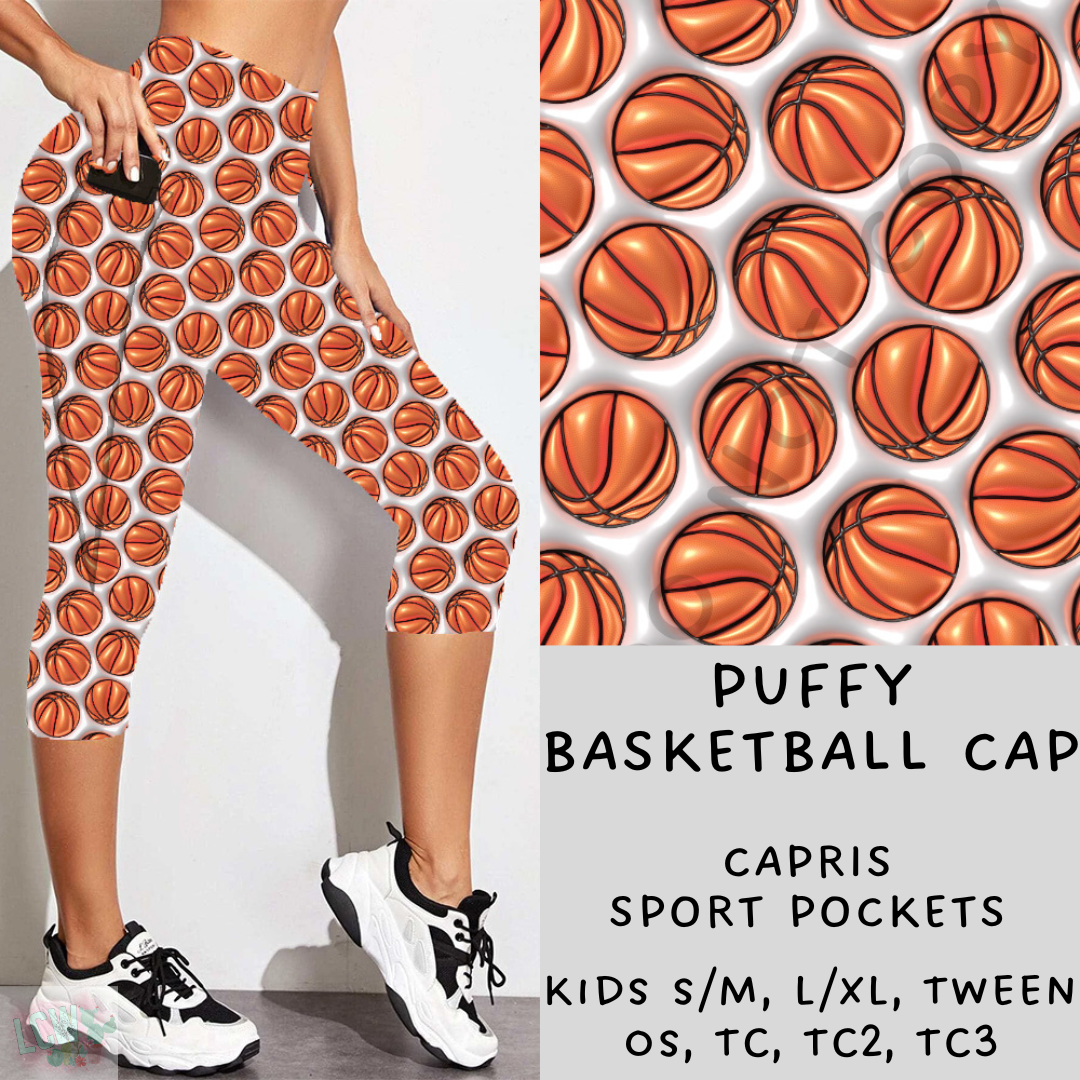 Ready To Ship - Puffy Basketball Leggings