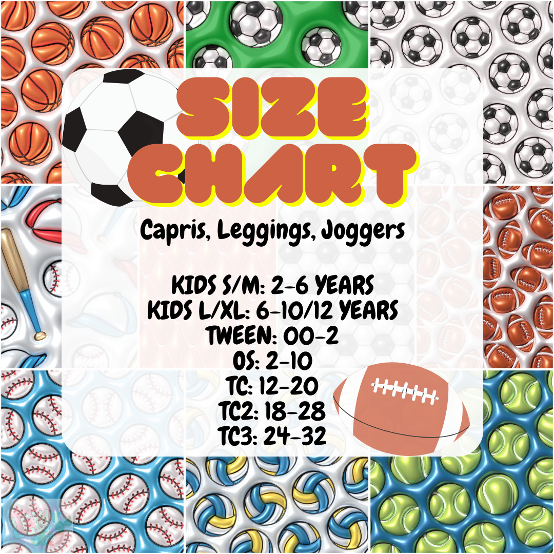 Ready To Ship - Puffy Basketball Leggings