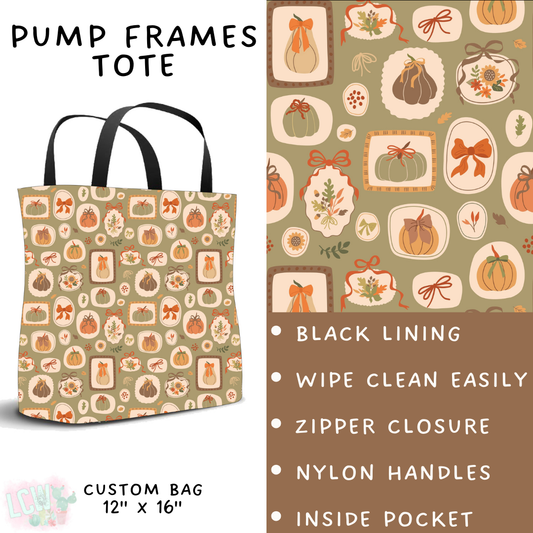Batch #403 - Hello Fall 2 - Closes 8/28 - ETA mid October - Pump Frames Tote