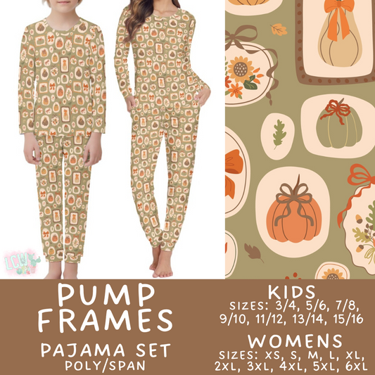 Batch #406 - Fall Family Pajamas - Closes 9/3 - ETA mid/late October - Pump Frames Women's & Kid's Pajama Set