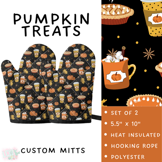 Batch #405 - Oh My Gourd, Let's Bake! - Closes 9/1 - ETA mid/late October - Pumpkin Treats Oven Mitts