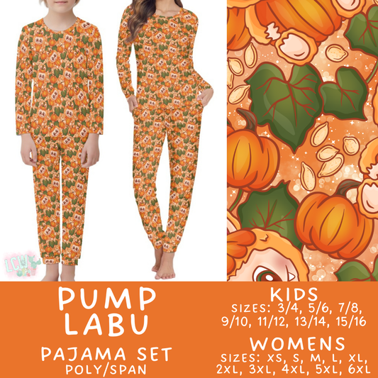 Batch #406 - Fall Family Pajamas - Closes 9/3 - ETA mid/late October - Pump Labu Women's & Kid's Pajama Set