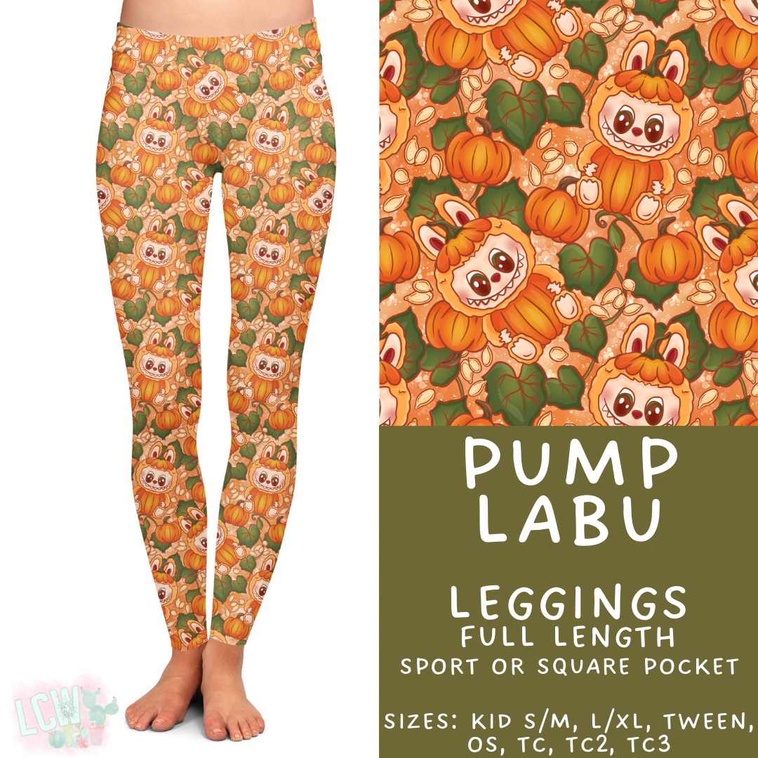 Ready to Ship - Pump Labu Full Length Leggings - Sport Pocket OS