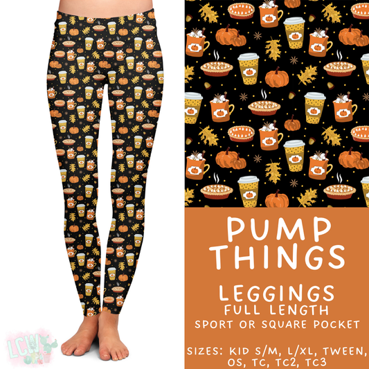Batch #407 - Fall Fun 2 - Closes 9/4 - ETA mid/late October - Pump Things Full Length Leggings