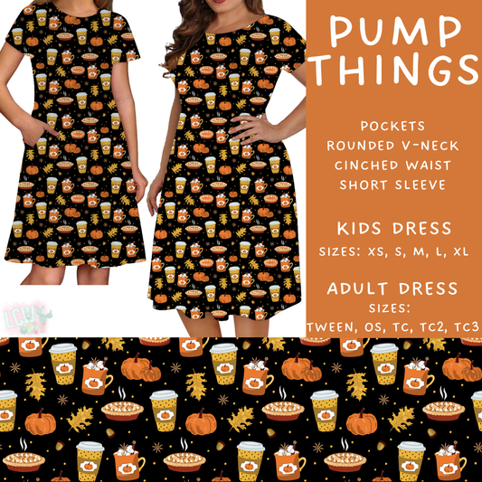 Batch #407 - Fall Fun 2 - Closes 9/4 - ETA mid/late October - Pump Things Womens & Girls Dresses