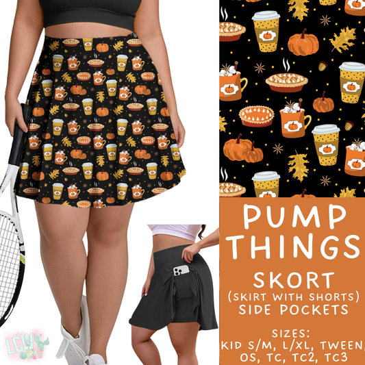 Batch #407 - Fall Fun 2 - Closes 9/4 - ETA mid/late October - Pump Things Skort