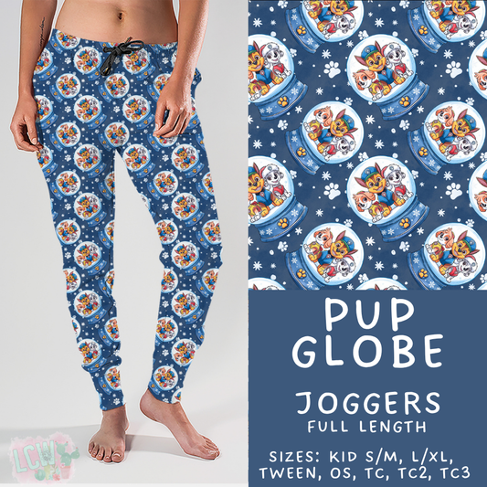 Batch #432 - Winter Globes - Closes 10/17 - ETA early December - Pup Globe Joggers