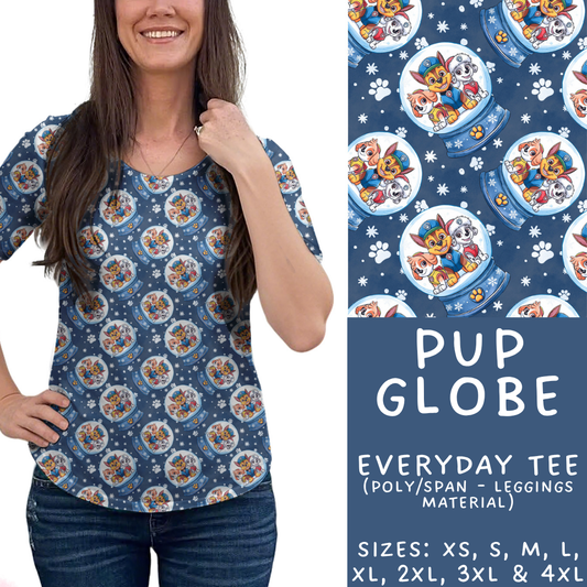 Batch #432 - Winter Globes - Closes 10/17 - ETA early December - Pup Globe Everyday Tee
