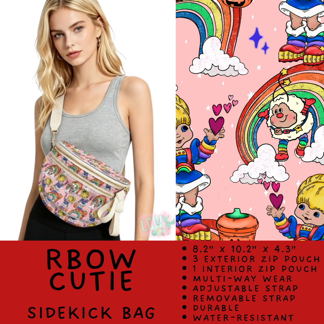 Batch #579 - Sidekick Bags 2 - Closes 9/2 - ETA early November - RBow Cutie Sidekick Bag