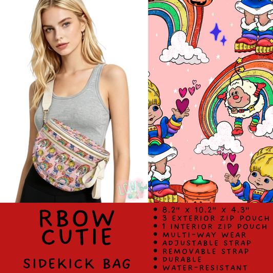 Batch #579 - Sidekick Bags 2 - Closes 9/2 - ETA early November - RBow Cutie Sidekick Bag