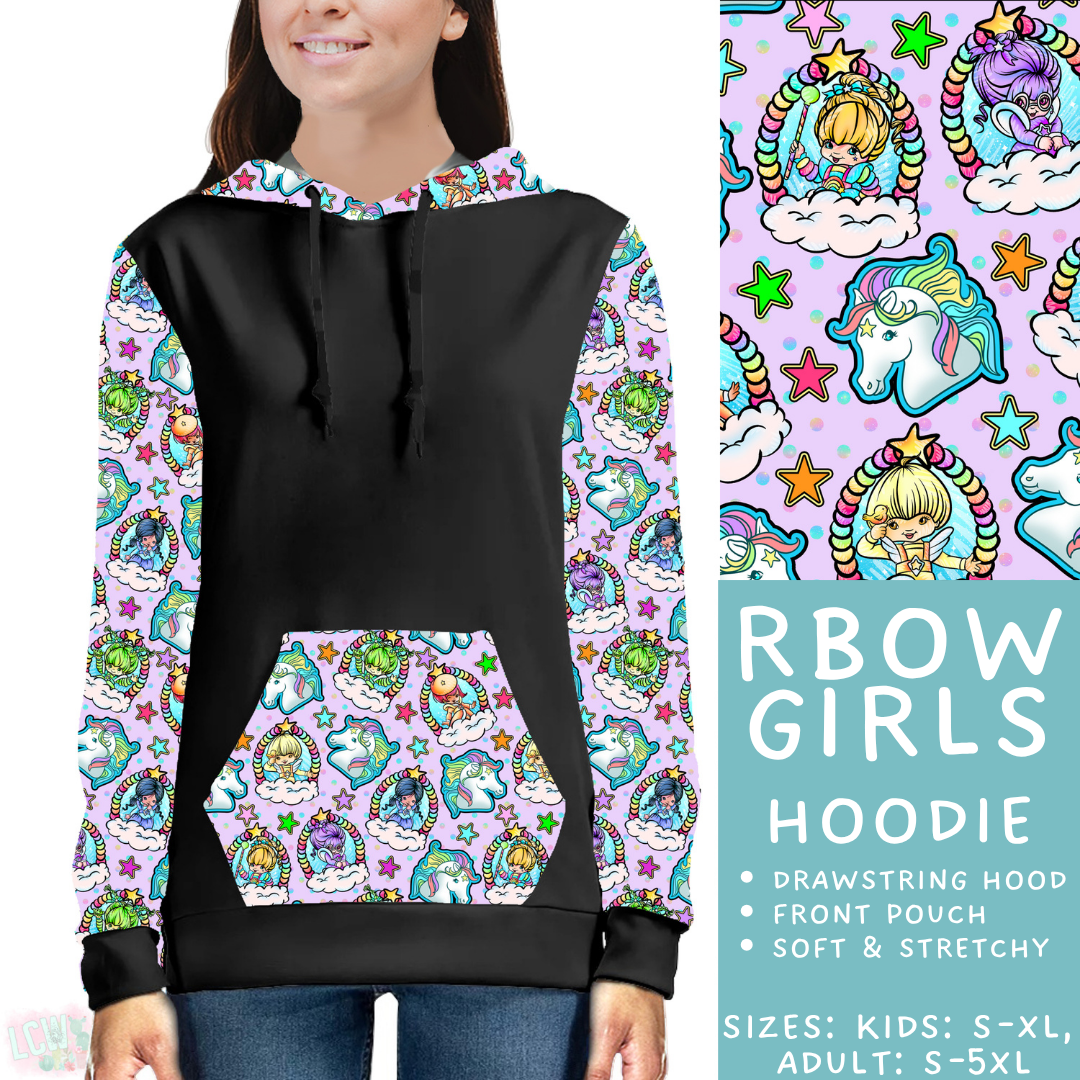 Batch #454 - Cool Characters 10 - Closes 11/26 - ETA mid Jan - RBow Girls Hoodie