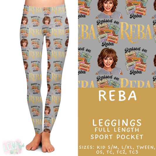 Ready to Ship Reba Full Length Leggings - Sport Pocket TC2