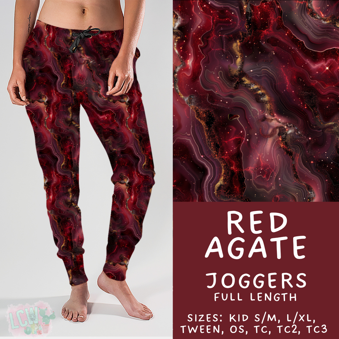 Ready to Ship - Red Agate Joggers - TC2