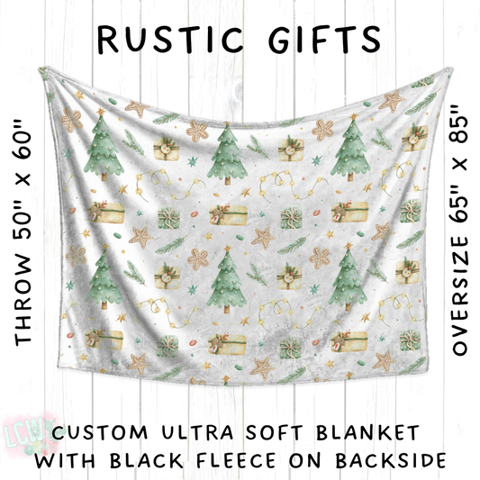 Batch #433 - Winter Cabin - Closes 10/20 - ETA early Dec - Rustic Gifts Blanket