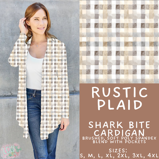 Batch #433 - Winter Cabin - Closes 10/20 - ETA early Dec - Rustic Plaid Cardigan