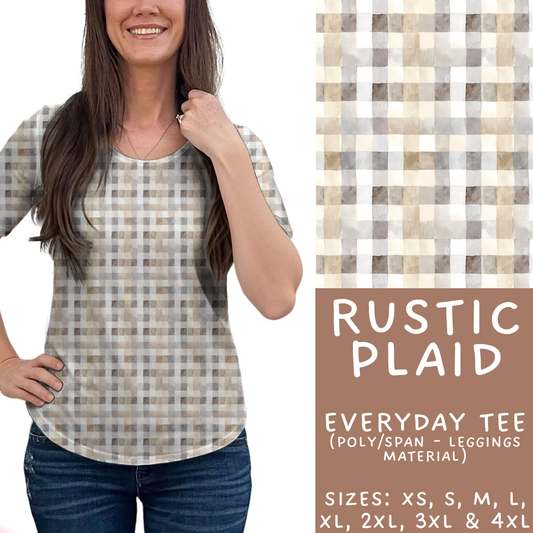 Batch #433 - Winter Cabin - Closes 10/20 - ETA early Dec - Rustic Plaid Everyday Tee