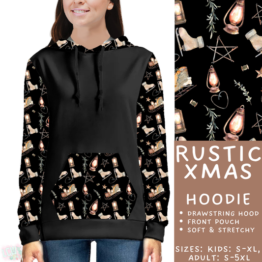 Batch #433 - Winter Cabin - Closes 10/20 - ETA early Dec - Rustic Xmas Hoodie