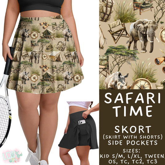Batch #408 - Fun Run 14 - Closes 9/5 - ETA mid/late October - Safari Time Skort