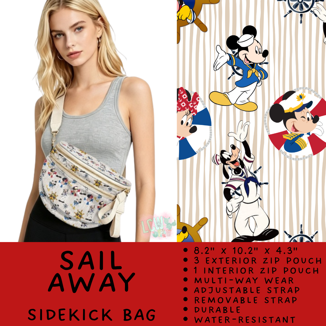 Batch #579 - Sidekick Bags 2 - Closes 9/2 - ETA early November - Sail Away Sidekick Bag