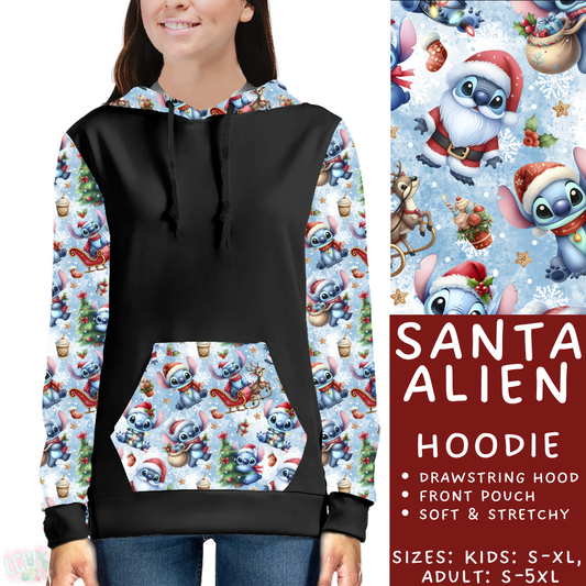 Batch #434 - Magical Christmas - Closes 10/22 - ETA early Dec - Santa Alien Hoodie