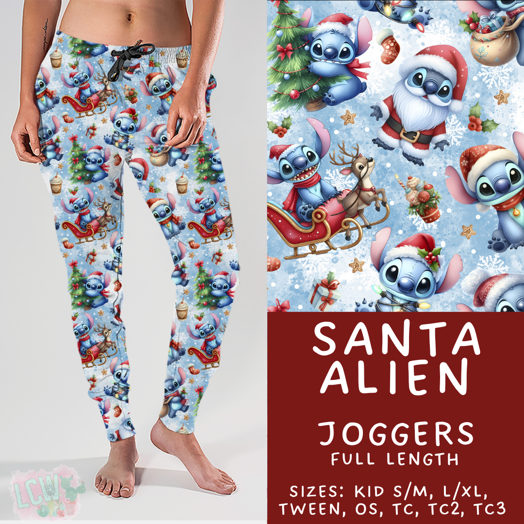 Batch #434 - Magical Christmas - Closes 10/22 - ETA early Dec - Santa Alien Joggers