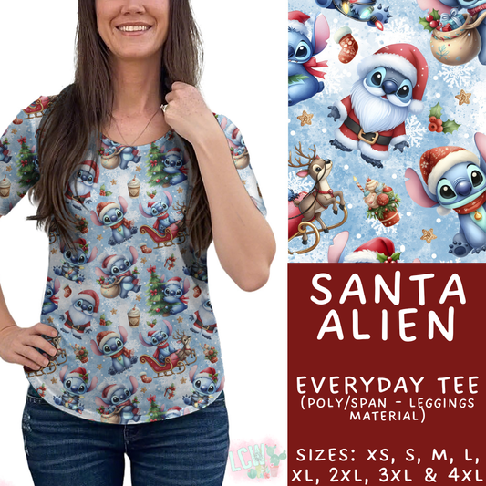 Batch #434 - Magical Christmas - Closes 10/22 - ETA early Dec - Santa Alien Everyday Tee