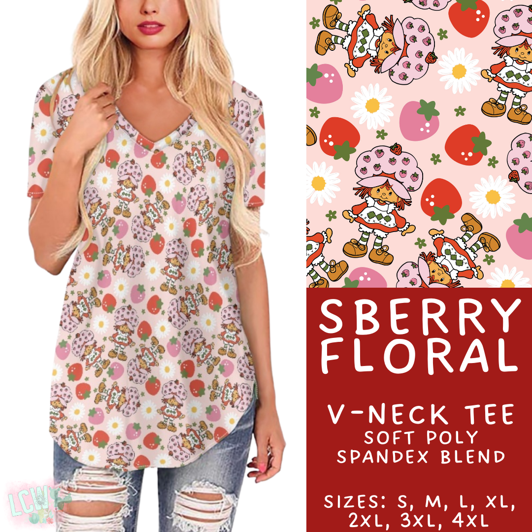 Batch #506 - Cool Characters 13 - Closes 3/20 - ETA late May - SBerry Floral V-Neck