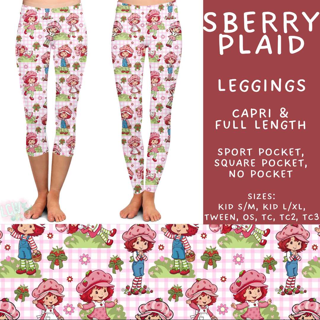Batch #544 - Cool Characters 16 - Closes 6/17 - ETA mid August - SBerry Plaid Full and Capri Length Leggings