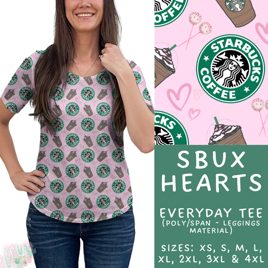 Batch #370 - Fun Run 12 - Closes 7/8 - ETA early Sept - Sbux Hearts Everyday Tee
