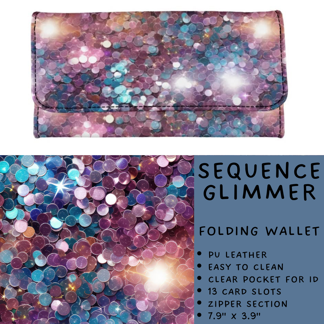 Batch #265 - Card Holders & Foldable Wallets - Closes 1/1 - ETA mid Feb - Sequence Glimmer Foldable Wallet