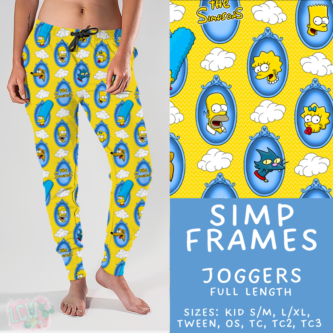 Batch #454 - Cool Characters 10 - Closes 11/26 - ETA mid Jan - Simp Frames Joggers