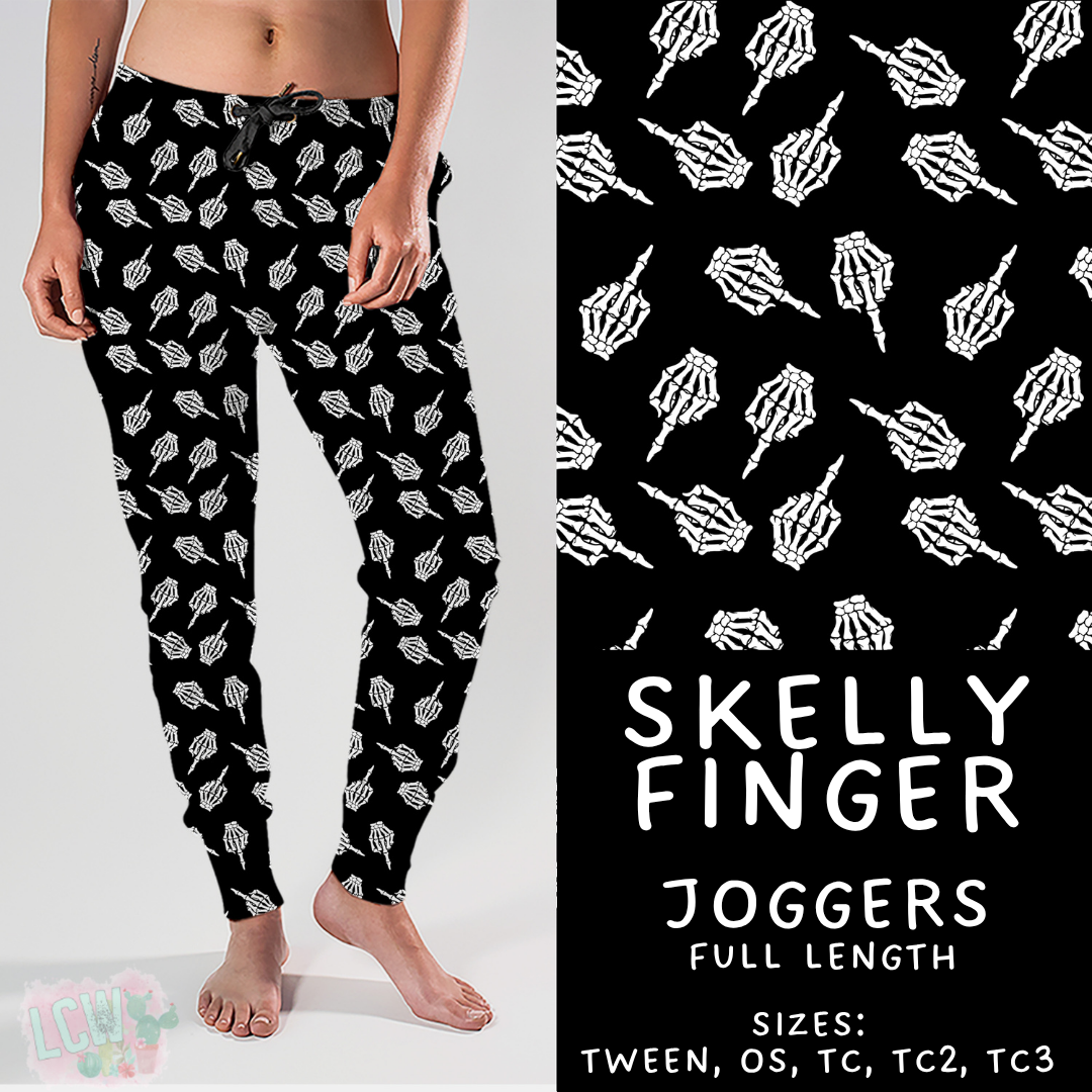 Ready to Ship - Skelly Finger Joggers - OS