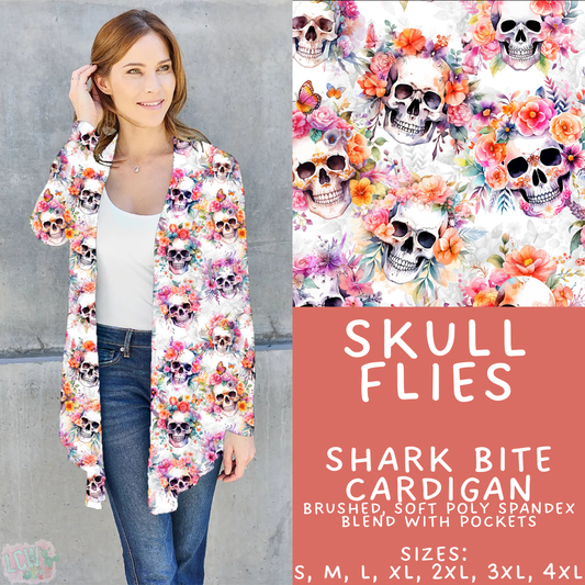 Batch #461 - October Request Run - Closes 12/9 - ETA late Jan - Skull Flies Cardigan
