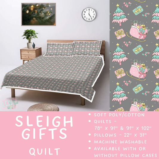 Batch  #410 - Cozy Quilts - Closes 9/10 - ETA late October - Sleigh Gifts Quilt