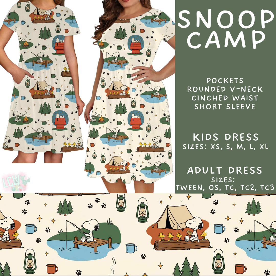 Batch #548 - May Request Run - Closes 6/26 - ETA late August - Snoop Camp Adult & Kids Dresses