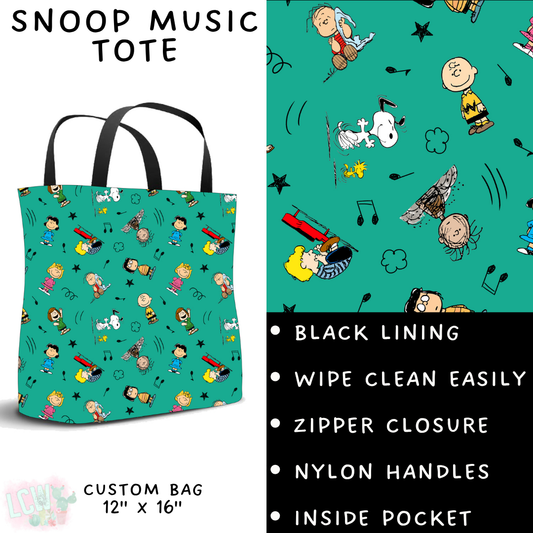Batch #370 - Fun Run 12 - Closes 7/8 - ETA early Sept - Snoop Music Tote
