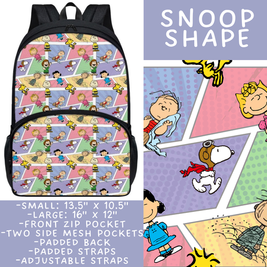 Batch #545 - Back to School 3 - Closes 6/19 - ETA early/mid August - Snoop Shape Backpacks