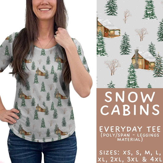 Batch #433 - Winter Cabin - Closes 10/20 - ETA early Dec - Snow Cabins Everyday Tee