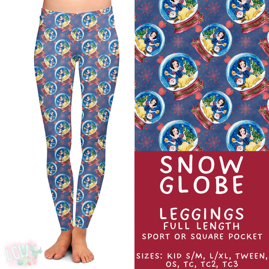 Batch #432 - Winter Globes - Closes 10/17 - ETA early December - Snow Globe Full Length Leggings