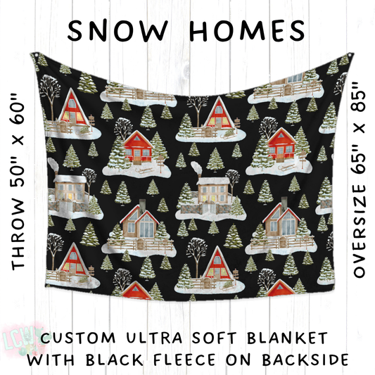 Batch #433 - Winter Cabin - Closes 10/20 - ETA early Dec - Snow Homes Blanket