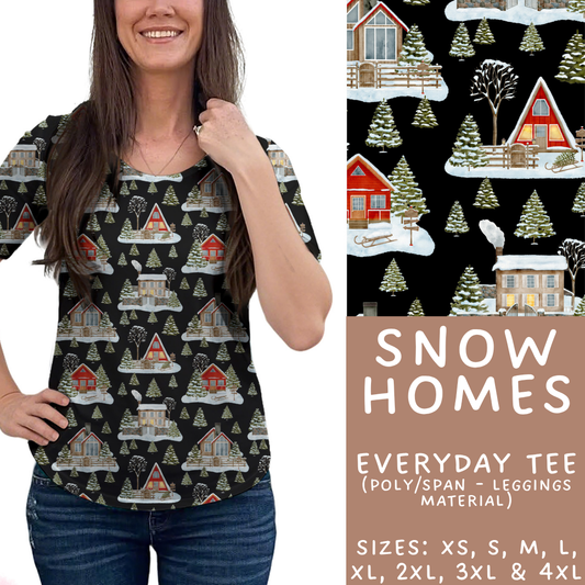 Batch #433 - Winter Cabin - Closes 10/20 - ETA early Dec - Snow Homes Everyday Tee